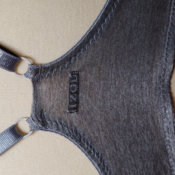 Isod Gray Racer-back Bra - Picture 6 of 9